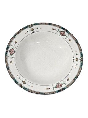 Studio Nova ADIRONDACK Rimmed Southwest Soup Bowls Set of 4 #Y2201, 8-1/4"